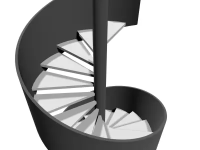 Spiral stair 2023-0006 3D model