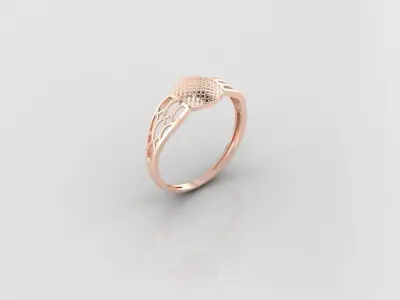 Women Ring Fancy Ring Plain light weight STL 3DM Printable 3D print model purchase