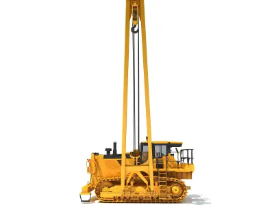 Track Dozer Pipelayer 3D model