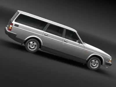 volvo 240 3D model