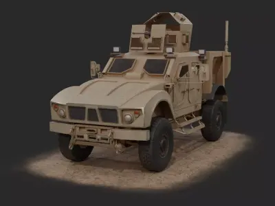 Combat Multi-Role Vehicle Low-poly 3D model