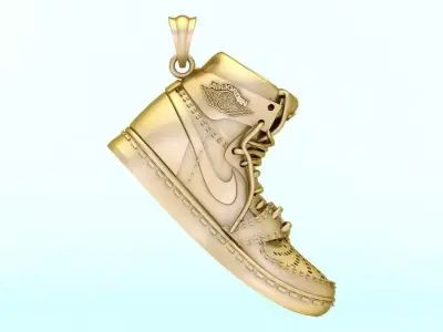 Shoes pendant  - Nike Air Jordan pendant 3D print model