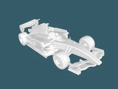 f1 race car 3D print model