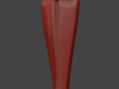 Virgin Mary Statue 3D model