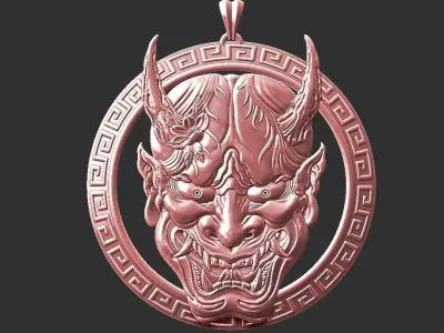 oni face 3D print model