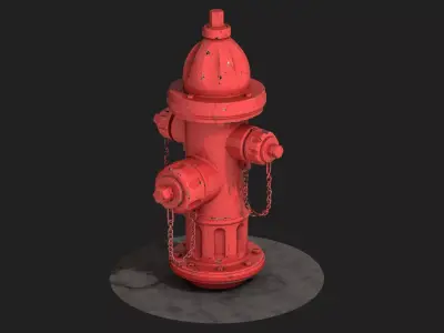 Urban Hydrant 3D model