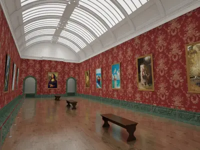 Art Gallery 3D model by ozyy