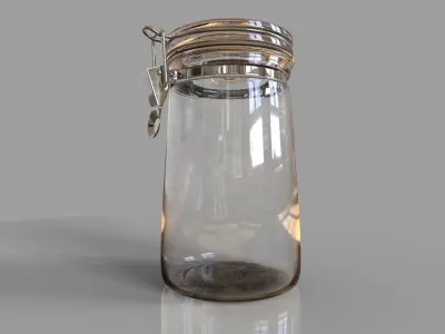 Glass Jar  3D model
