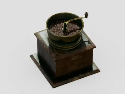 Coffee Grinder Free low-poly 3D model