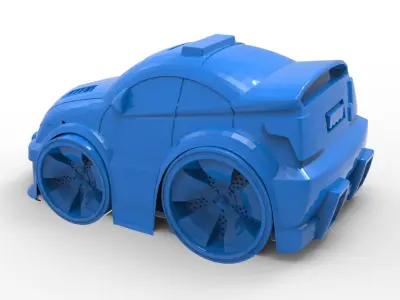 Toy Police car  3D print model