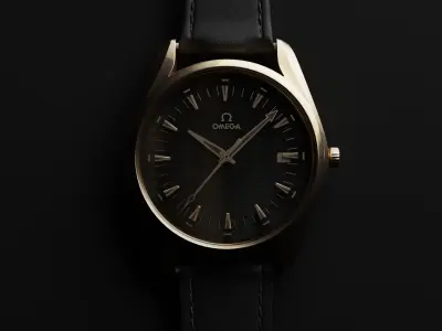 Luxury Watch Rigged 3D Model 3D model