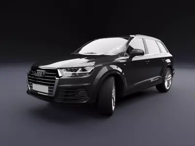 Audi Q7 Tfsi e Black 3D model