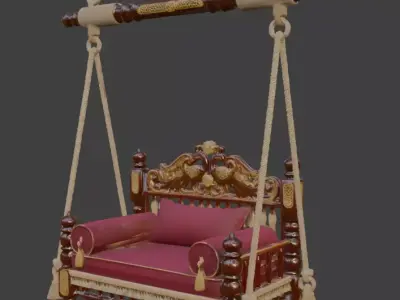 Royal Palace Style Swing 3D model