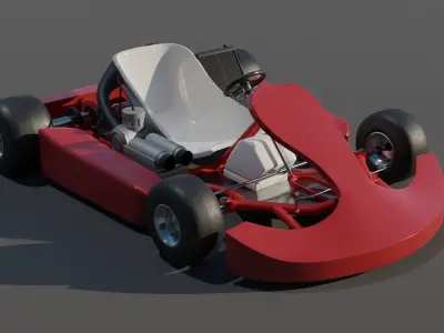 Kart 125cc 3D model