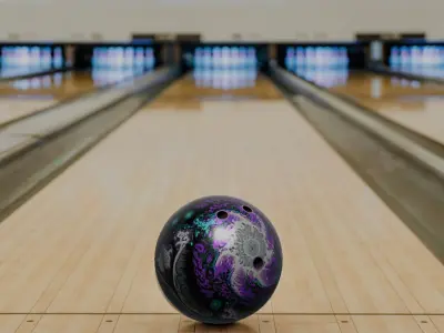 Bowling Ball Andromeda Free 3D model