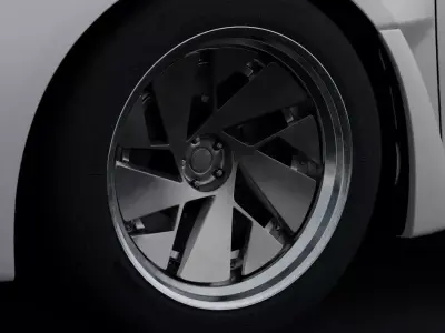 Rotiform RSC Aftermarket Wheel Low-poly 3D model