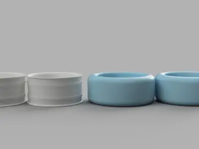 12MM HEX D52mm RC Wheels Kranze Bazreia with and without tires 3D print model