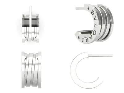 Earrings od70 3D print model