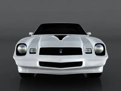 Chevrolet Camaro 1979 Low-poly 3D model