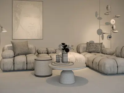 BB Italia Cameleonda scene 3D model