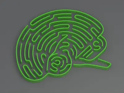 Brain Maze Collection 3D model