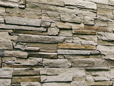 Stone wall slate 3D model