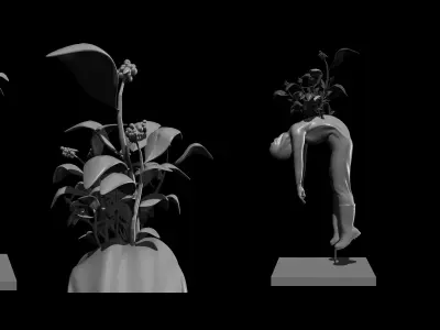 grow and die 3D print model