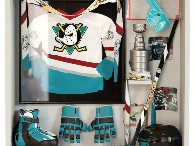 Hockey Set 3D model