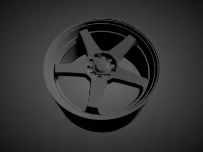 ENKEI EV5 scalable and printable rims 3D print model
