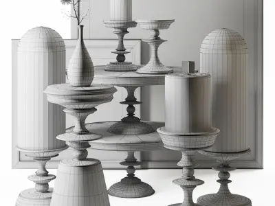 NUAGE WOODWORK DECORATIVE 3D model