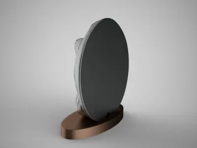 Woman Abstract Trinket 3D print model