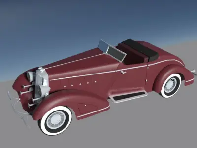 1932 Chrysler Imperial  3D model