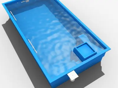 Balaton swimming pool 3D model