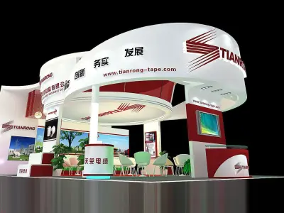 Exhibition - Area - 12X8-3DMAX2009-013 3D model