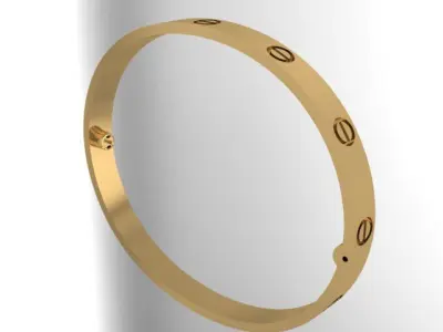 love bracelet 3D print model