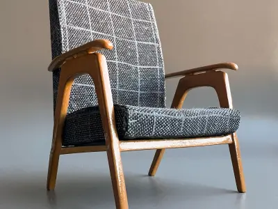 Vintage Chair 3D print model