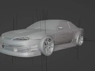Nissan Silvia S15 Drift 3D model