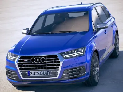 Audi SQ7 2019 3D model