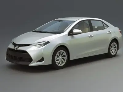 Toyota Corolla LE 2019 3D model