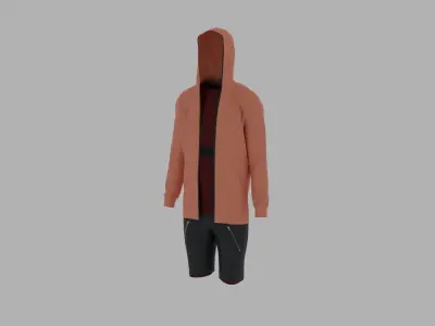 Sport Suit Low-poly 3D model 28