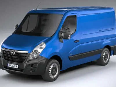 Opel Movano L1H1 2018 3D model