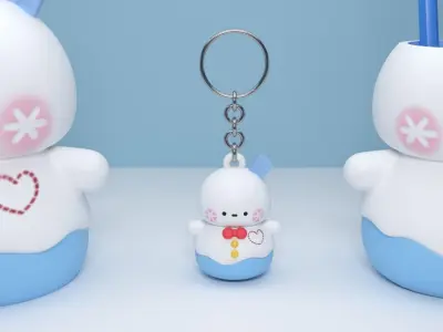 Zayne Snowman 3 in 1 Love and Deepspace Inspired Collectible 3D print model