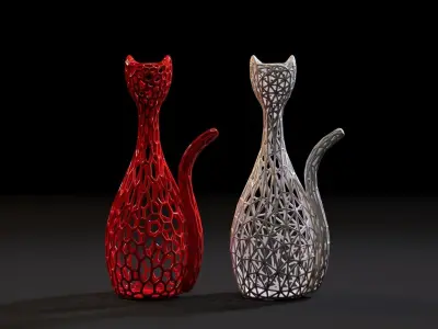 Cats decor 3D print model