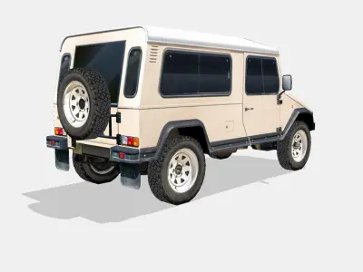 UMM Alter II 1990 Low-poly 3D model