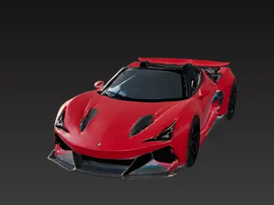 Sport Car 3D Model Series 1 3D print model