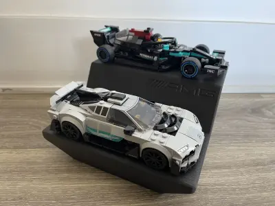 Display Stand Lego Mercedes AMG F1 W12 E and AMG Project One 3D print model