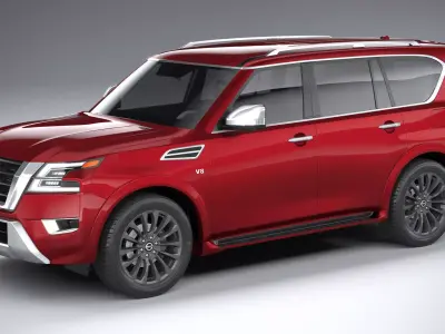 Nissan Armada 2021 3D model