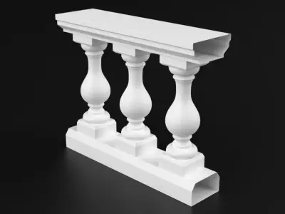 Baluster-Oxford 3D model
