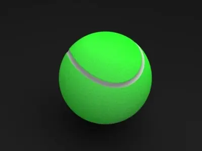 Tennis ball Free 3D model purchase