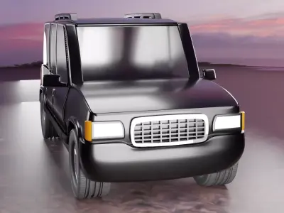 1999-2000 GMT400 Cadillac Escalade Low-poly 3D model